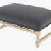 3d модель Лава ANTWERPEN F SLATE VELVET BENCH (7801.1111 FS) – превью