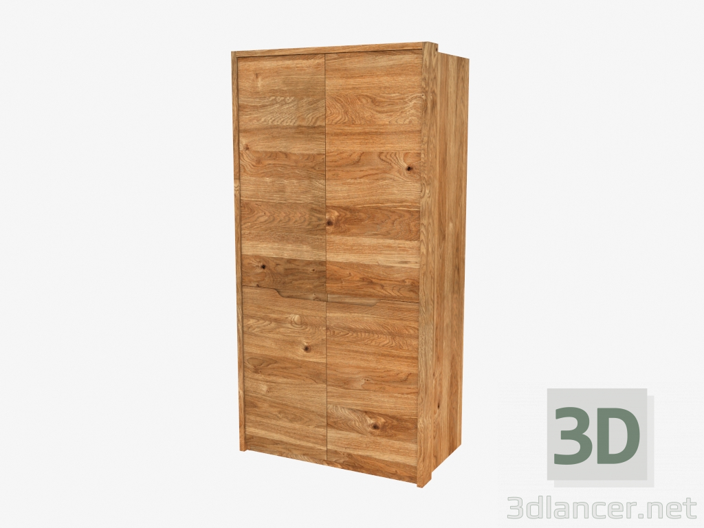 modèle 3D Armoire-penderie (SE.1088-2.3. 106x209x63cm) - preview