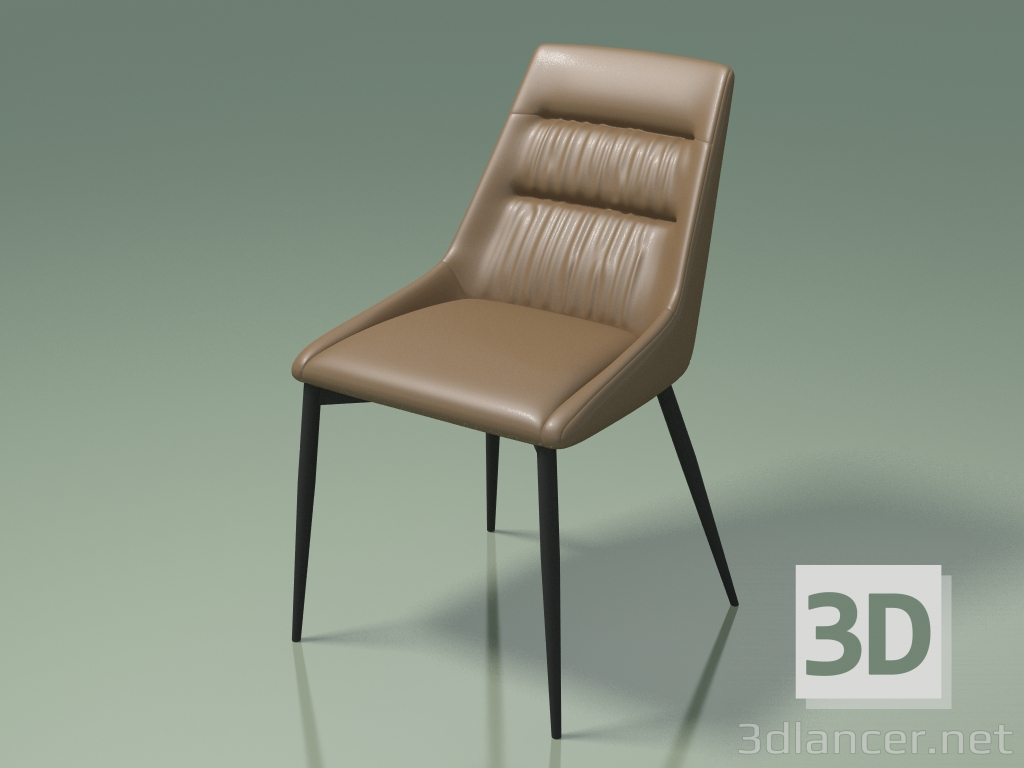 modello 3D Sedia Savannah (112827, moka) - anteprima