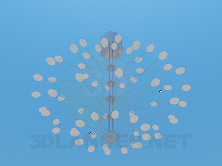 modèle 3D Lustre - preview