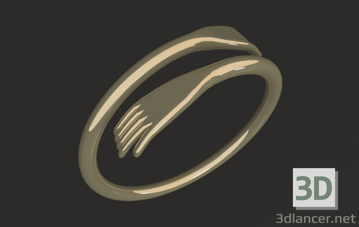 modèle 3D de Bague câlin acheter - rendu