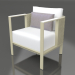 3d model Sillón club (dorado) - vista previa