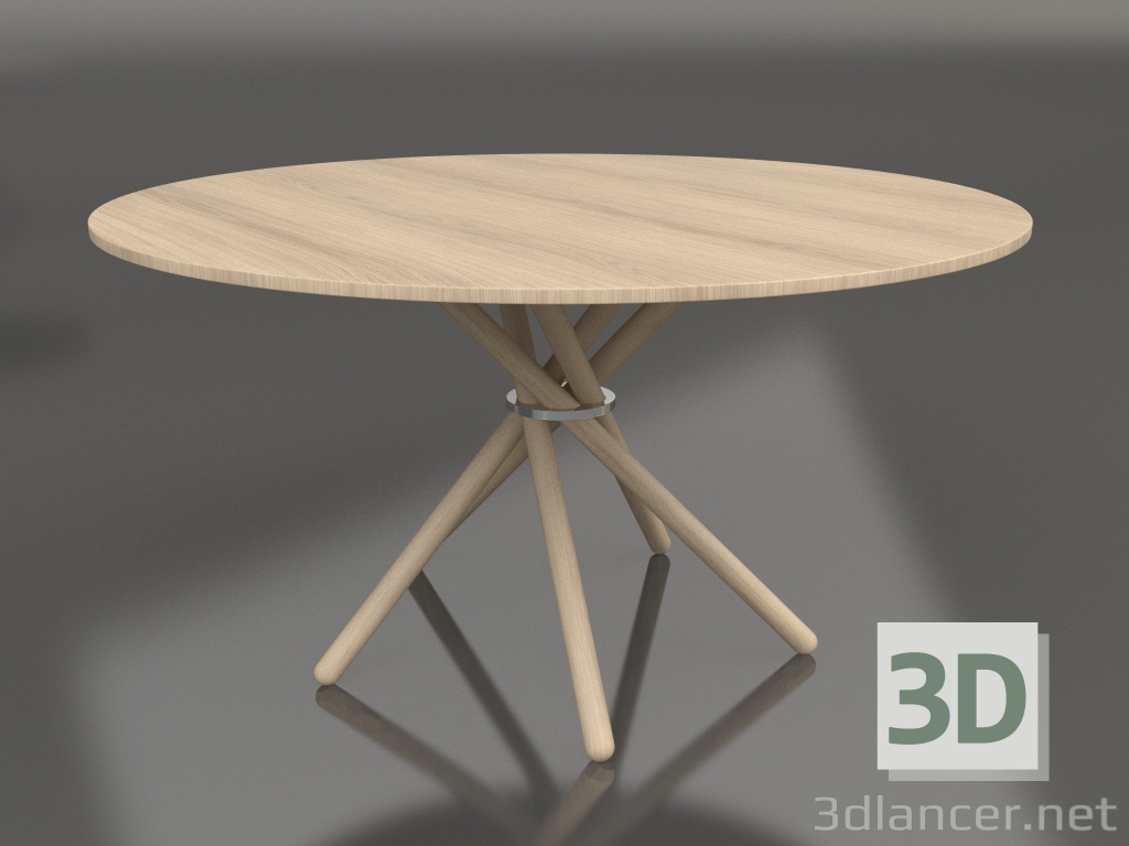 modello 3D Tavolo da pranzo Hector 140 (Rovere Chiaro, Rovere Chiaro) - anteprima