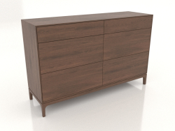 दराजों वाली छाती FARGO 1500x450x950 मिमी (तंबाकू ओक)