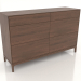 3d model Cómoda FARGO 1500x450x950 mm (roble tabaco) - vista previa