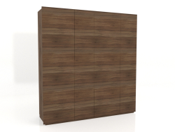 Гардероб, отделка шпон ореха F (220x60.8x230 см)