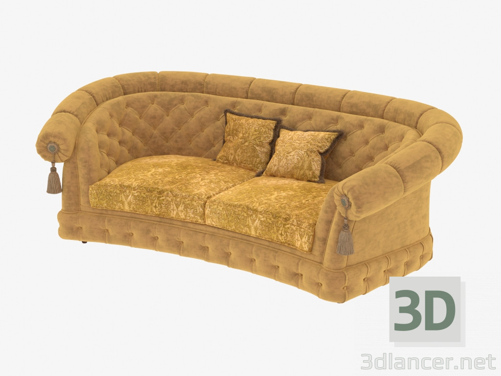 3d model Double sofas - preview