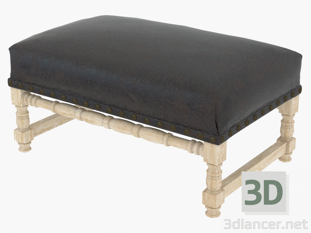 3D modeli Bench ANTWERPEN DERİ TEZGAHI (7801.3106) - önizleme