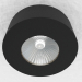 3d model Overhead Led Downlight (DL18812_7W Black R) - preview