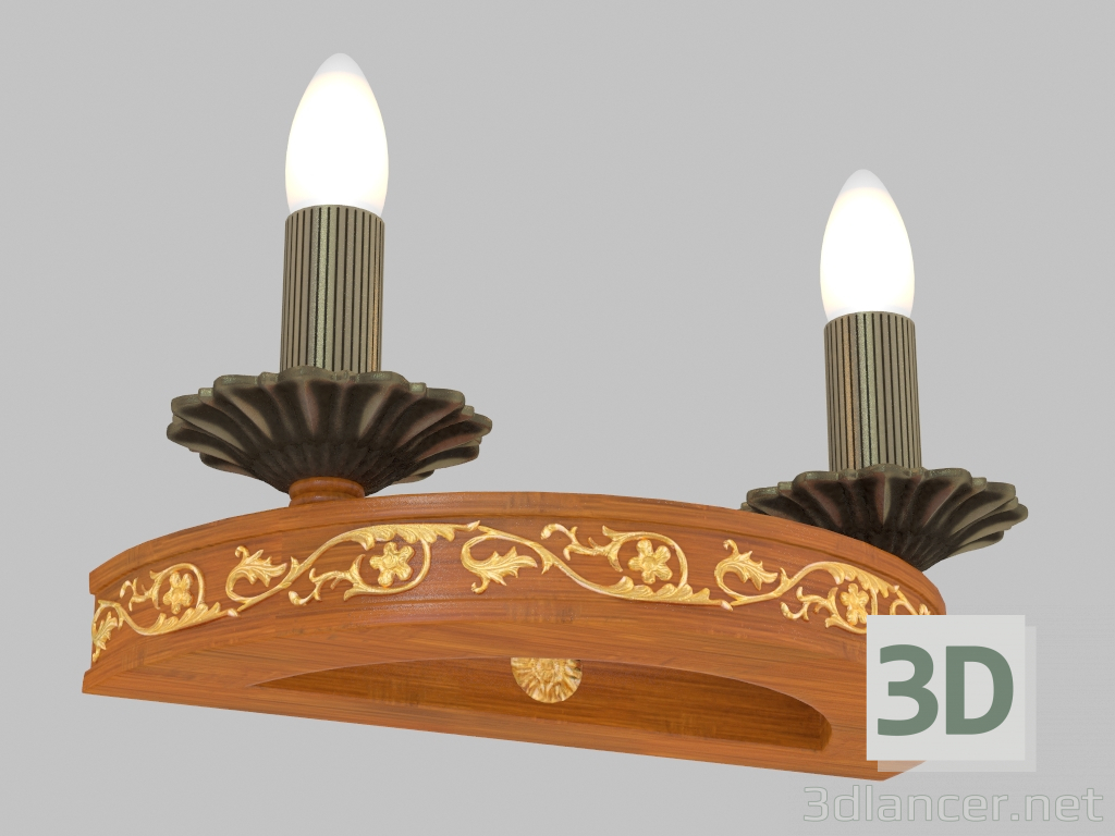 modello 3D Sconce Palazzo (1272-2W) - anteprima