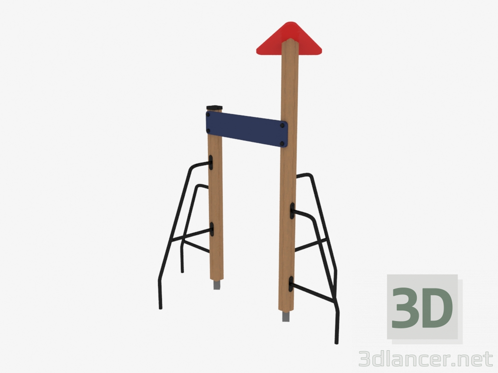 3D Modell Kinderspielanlage (4441) - Vorschau