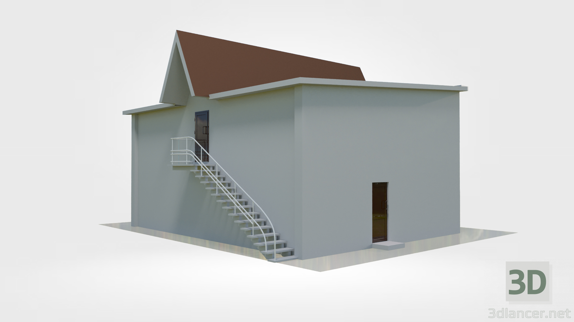 3D Ticaret pavyonu "Yugra" modeli satın - render