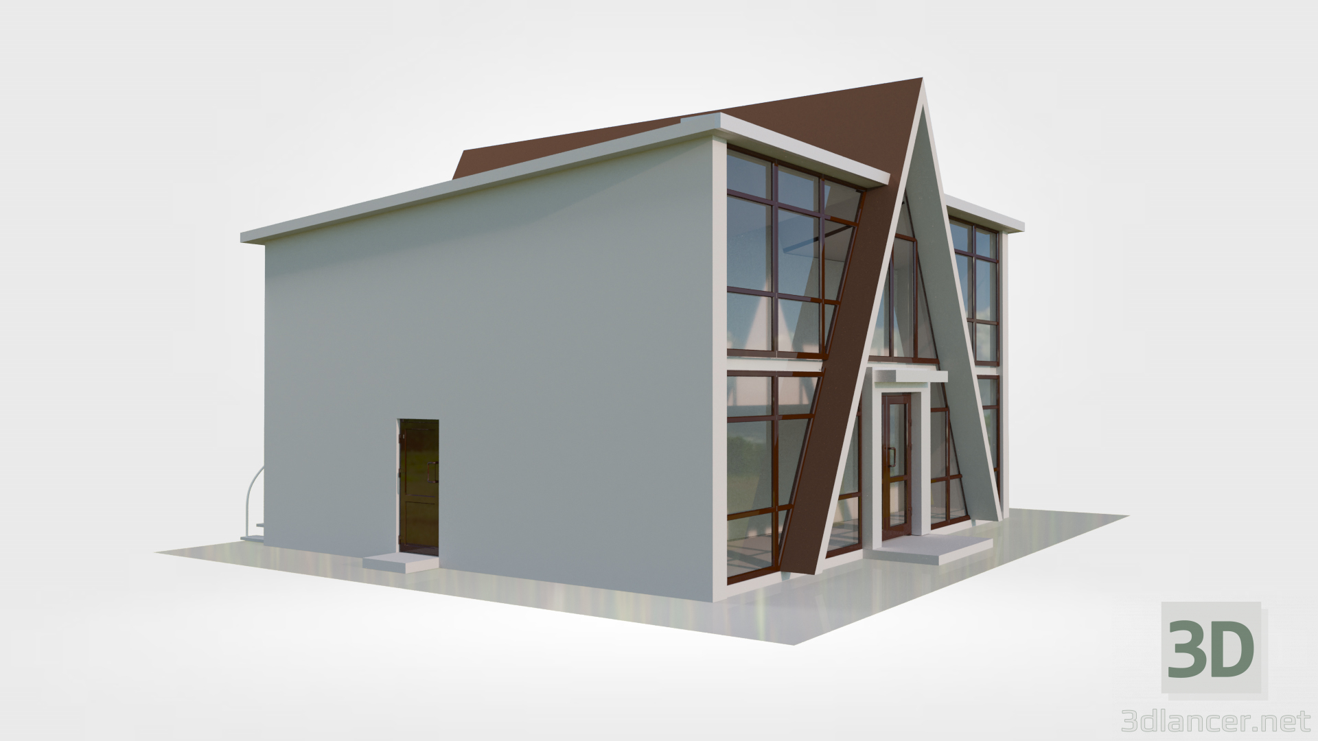 3D Ticaret pavyonu "Yugra" modeli satın - render