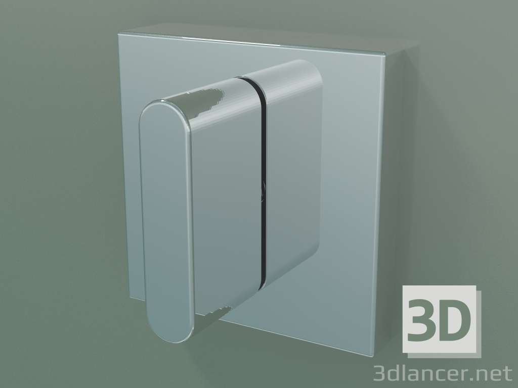 3d model Válvula para montaje empotrado derecha (36310706-00) - vista previa