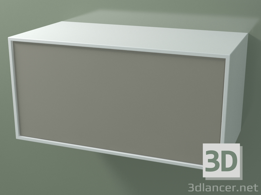 modello 3D Scatola (8AUСВА01, Glacier White C01, HPL P04, L 72, P 36, H 36 cm) - anteprima