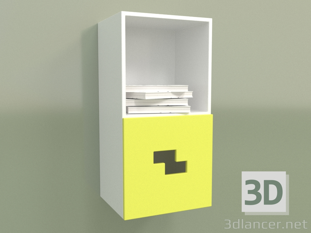 3d model Estante de pared vertical-1 Tetris - vista previa