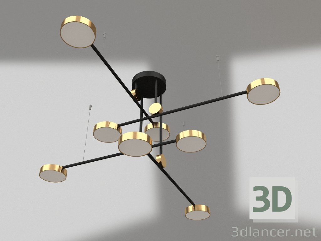 Modelo 3d Candelabro Rapis bronze (07647-8.20) - preview