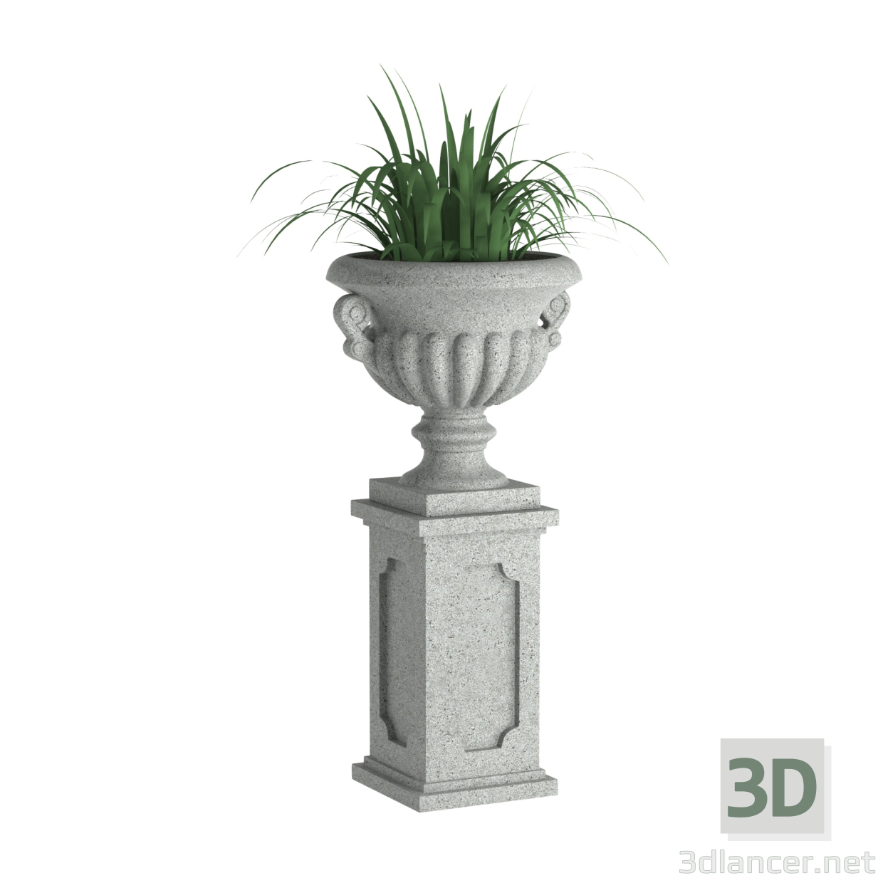 modèle 3D de Pot de fleurs B16 acheter - rendu