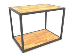 Two-level rectangular coffee table (WOOD, 60X40X44)