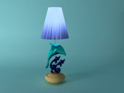 Lampada con un Delfino