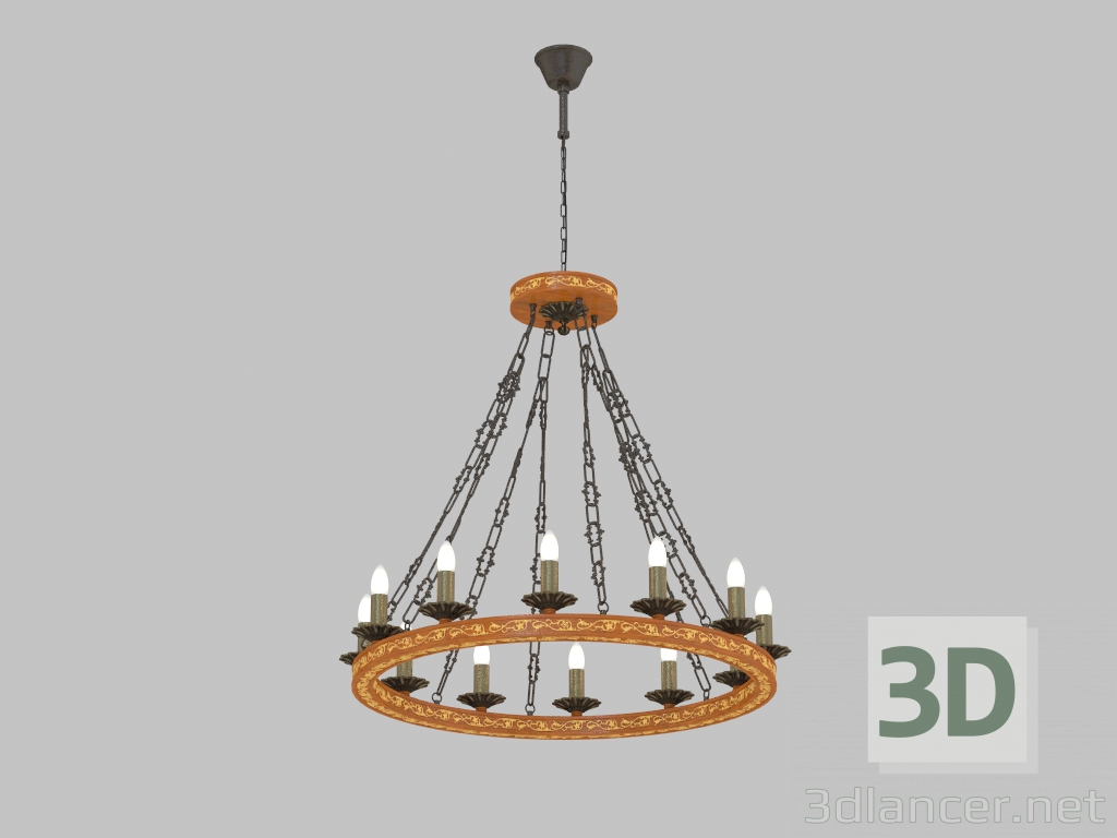 3d model Chandelier Palazzo (1272-12PC) - preview