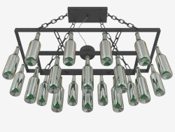 Chandelier Beer bottles