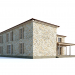 3d Mediterranean style villa model buy - render