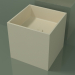 3d model Lavabo sobre encimera (01UN12101, Bone C39, L 36, P 36, H 36 cm) - vista previa