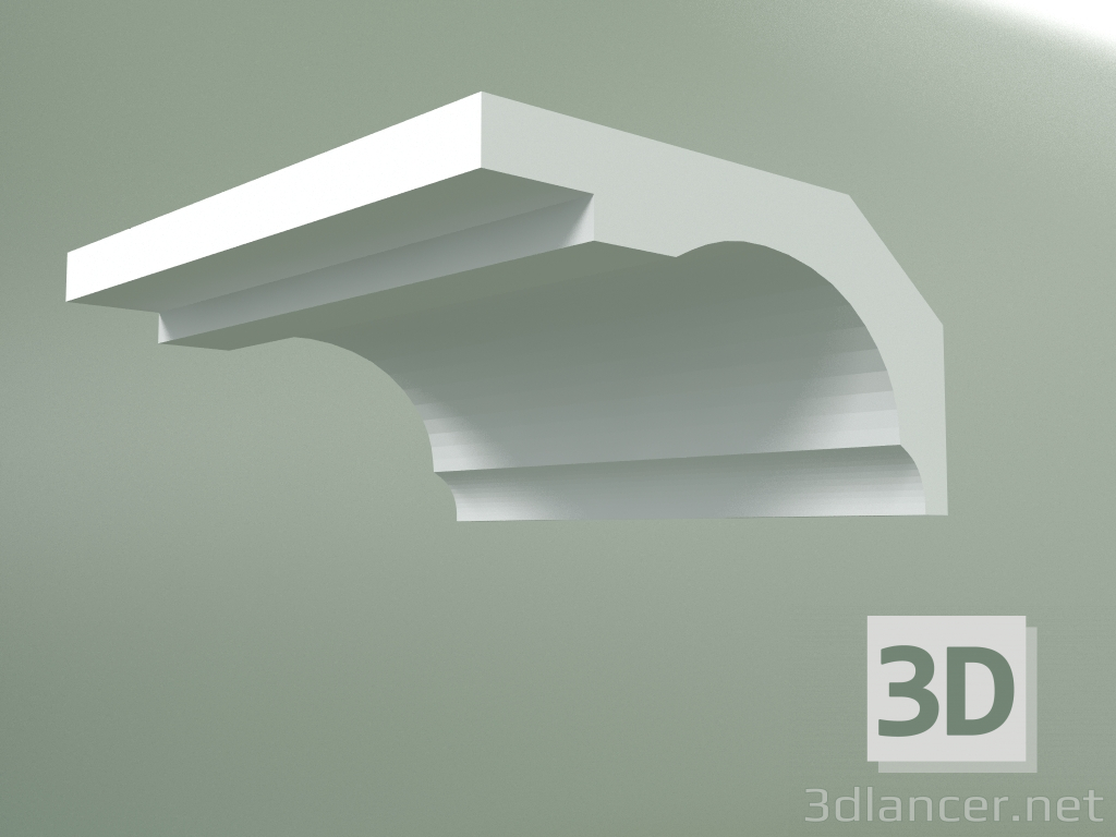 Modelo 3d Cornija de gesso (plinto de teto) KT131 - preview