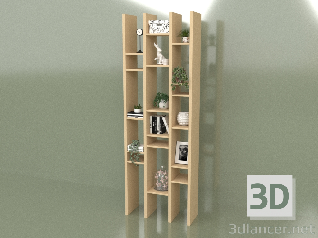 3D modeli Raf bölmesi mini (10182) - önizleme