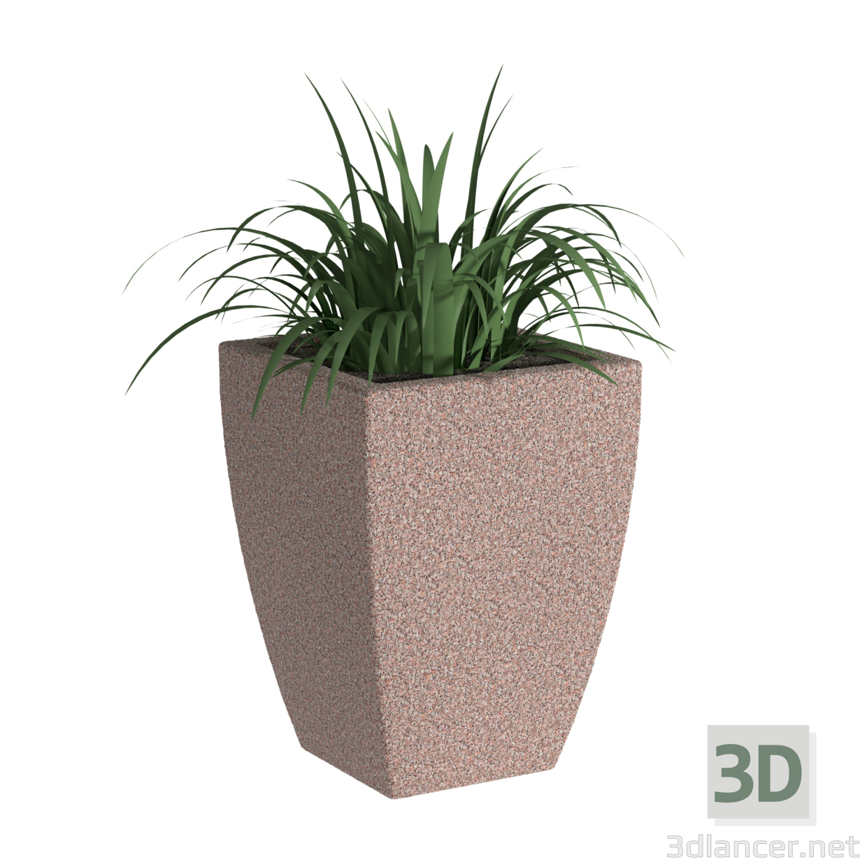 modèle 3D de Pot de fleurs B8 acheter - rendu