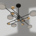 3d model Chandelier Rapis gray (07648-6.16) - preview