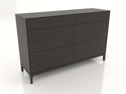 Chest of drawers FARGO 1500x450x950 mm (wenge oak)