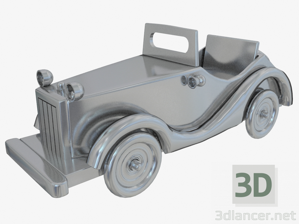 3d model Estatuilla hecha de metal Car (11x31cm) - vista previa