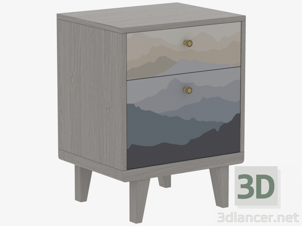 3d model Mesita de noche junto a la cama THIMON (IDC008004021) - vista previa