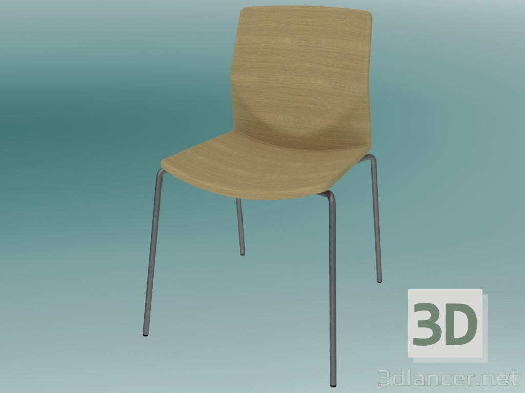 3d model Silla apilable KAI (S38) - vista previa