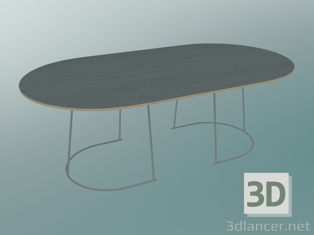 modèle 3D Table basse Airy (Large, Gris) - preview