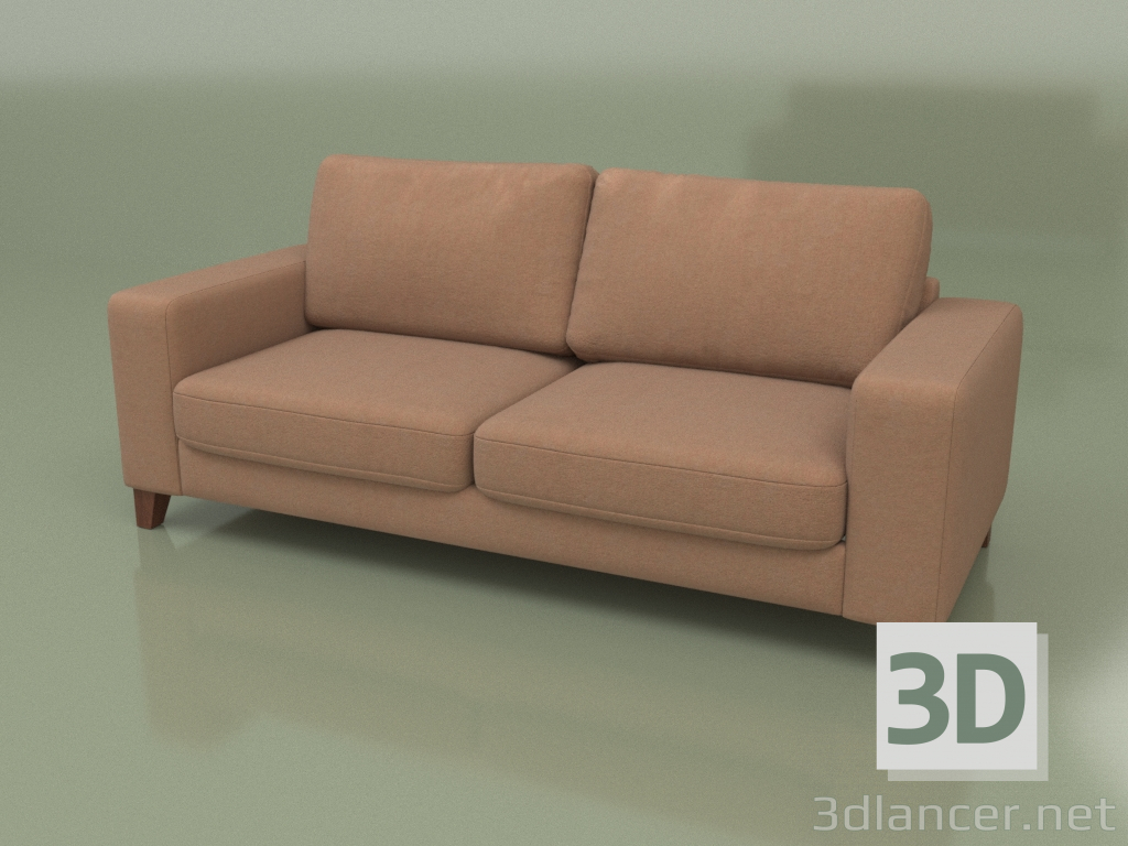 3d model Sofá triple Morti (ST, Salón 7) - vista previa