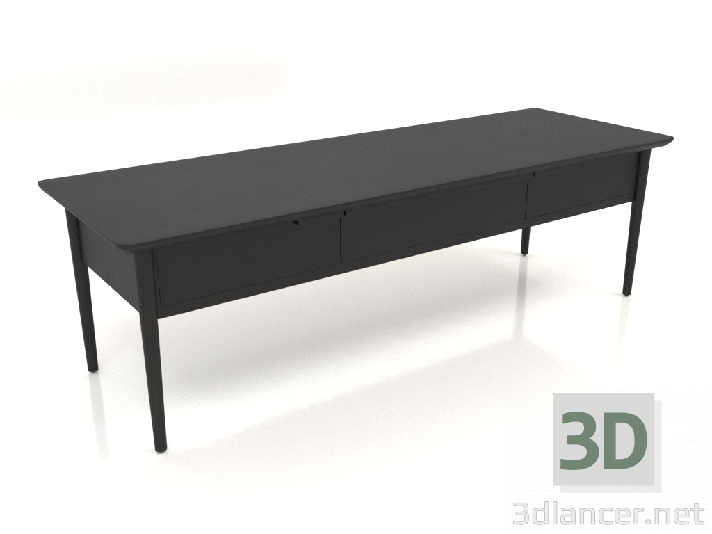 Modelo 3d Mesa de centro JT 012 (1660x565x500, madeira preta) - preview