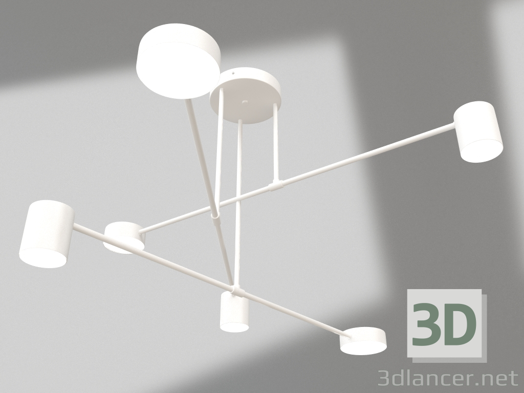 3d model Chandelier Mekli white (07649-6A,01) - preview