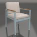 3d model Silla de comedor (gris azul) - vista previa