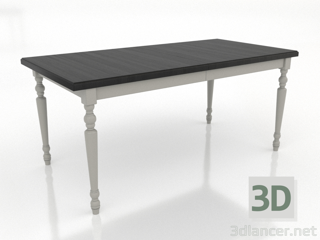 3D modeli Yemek masası 1600x800 mm (katlanmış, RAL 7044, siyah RAL 9005) - önizleme 3D modeli Yemek masası 1600x800 mm (katlanmış, RAL 7044, siyah RAL 9005) - önizleme