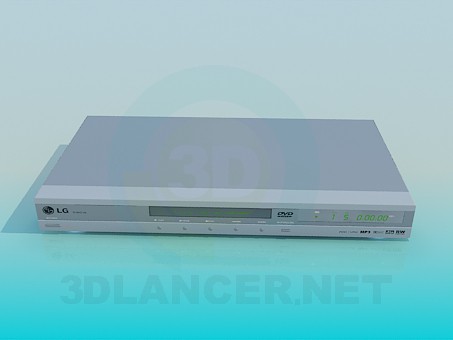 Modelo 3d DVD LG - preview