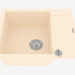 3d model Sink, 1 bowl with a wing for drying - sandy Rapido (ZQK 711A) - preview