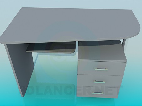 3d model Desk - preview