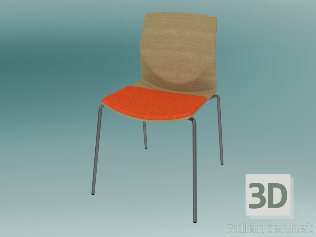 3d model Silla apilable KAI (S38P) - vista previa