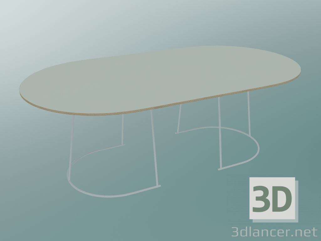 Modelo 3d Mesa de centro Airy (Large, White) - preview