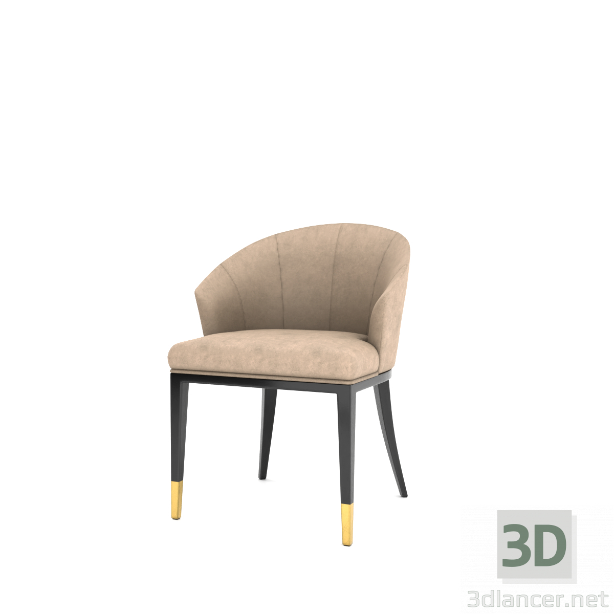 3d Hadley Dining Chair model buy - render