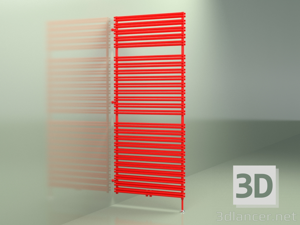 3d model Heated towel rail - Mauritius (MAU 22 09, RAL - 3026) - preview