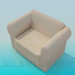 3d model Soft armchair - preview